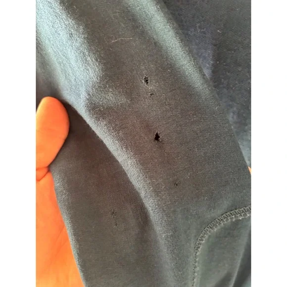 Ibex Merino Wool Hooded Dress Thumbholes Teal Long Sleeve Women S USA - Picture 8 of 9